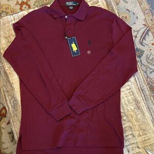 Polo by Ralph Lauren Men's Maroon Polo Shirt